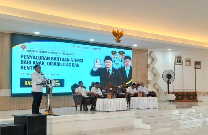 Bantuan ATENSI Kemensos RI Disalurkan untuk 303 Warga Pesawaran Penerima Manfaat